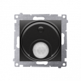 Łącznik z czujnikiem ruchu (moduł) 20-500 W; czarny - KONTAKT SIMON - DCR10T.01/49
