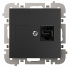 GNIAZDO KOMPUTEROWE POJEDYNCZE 1X RJ45 CZARNY VESTRA - ELEKTRO-PLAST NASIELSK - 3848-19