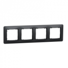 RAMKA POCZWÓRNA CZARNY ANTRACYT SEDNA DESIGN - SCHNEIDER ELECTRIC - SDD314804