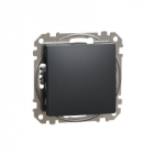 Sedna Design, Przycisk schodowy, czarny antracyt - SCHNEIDER ELECTRIC - SDD114116