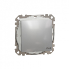 Sedna Design, Łącznik schodowy IP44, srebrne aluminium - SCHNEIDER ELECTRIC - SDD213106