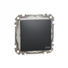Sedna Design, Łącznik schodowy IP44, czarny antracyt - SCHNEIDER ELECTRIC - SDD214106