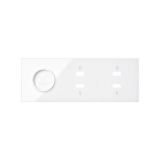 Panel 3-krotny: 1 gniazdo + 1 HDMI + 1 USB + 1 HDMI + 1 USB; biały - KONTAKT SIMON - 10020318-130