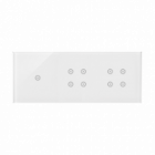 PANEL DOTYKOWY S54 TOUCH, 3 MODUŁY, 1 POLE DOTYKOWE + 4 POLE DOTYKOWE +  4 POLE DOTYKOWE, BIAŁA PERŁA - KONTAKT SIMON - DSTR3144/70