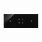 PANEL DOTYKOWY S54 TOUCH, 3 MODUŁY, 1 POLE DOTYKOWE + 4 POLE DOTYKOWE + 1 POLE DOTYKOWE, ZASTYGŁA LAWA - KONTAKT SIMON - DSTR3141/73