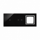 PANEL DOTYKOWY S54 TOUCH, 3 MODUŁY, 1 POLE DOTYKOWE + 2 POLA DOTYKOWE POZIOME + 1 OTWÓR NA OSPRZĘT S54, KSIĘŻYCOWA LAWA - KONTAKT SIMON - DSTR3120/74