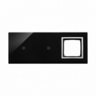 PANEL DOTYKOWY S54 TOUCH, 3 MODUŁY, 1 POLE DOTYKOWE + 1 POLE DOTYKOWE, + 1 OTWÓR NA OSPRZĘT S54, KSIĘŻYCOWA LAWA - KONTAKT SIMON - DSTR3110/74