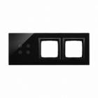 PANEL DOTYKOWY S54 TOUCH, 3 MODUŁY, 4 POLA DOTYKOWE + 2 OTWORY NA OSPRZĘTY S54, WULKANICZNA LAWA - KONTAKT SIMON - DSTR3400/75