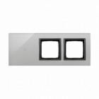 PANEL DOTYKOWY S54 TOUCH, 3 MODUŁY, 1 POLE DOTYKOWE + 2 OTWORY NA OSPRZĘTY S54, BURZOWA CHMURA - KONTAKT SIMON - DSTR3100/72