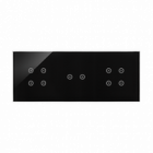 PANEL DOTYKOWY S54 TOUCH, 3 MODUŁY, 4 POLA DOTYKOWE + 2 POLA DOTYKOWE POZIOME + 4 POLA DOTYKOWE, ZASTYGŁA LAWA - KONTAKT SIMON - DSTR3424/73