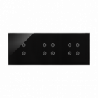 PANEL DOTYKOWY S54 TOUCH, 3 MODUŁY, 2 POLA DOTYKOWE PIONOWE + 4 POLA DOTYKOWE +  4 POLA DOTYKOWE, ZASTYGŁA LAWA - KONTAKT SIMON - DSTR3344/73