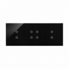PANEL DOTYKOWY S54 TOUCH, 3 MODUŁY, 2 POLA DOTYKOWE PIONOWE + 4 POLA DOTYKOWE + 2 POLA DOTYKOWE PIONOWE, ZASTYGŁA LAWA - KONTAKT SIMON - DSTR3343/73