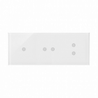 PANEL DOTYKOWY S54 TOUCH, 3 MODUŁY, 1 POLE DOTYKOWE + 2 POLA DOTYKOWE POZIOME + 2 POLA DOTYKOWE PIONOWE, BIAŁA MGŁA - KONTAKT SIMON - DSTR3123/70