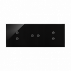 PANEL DOTYKOWY S54 TOUCH, 3 MODUŁY, 2 POLA DOTYKOWE PIONOWE + 2 POLE DOTYKOWE POZIOME + 2 POLA DOTYKOWE PIONOWE, ZASTYGŁA LAWA - KONTAKT SIMON - DSTR3323/73