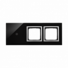 PANEL DOTYKOWY S54 TOUCH, 3 MODUŁY, 1 POLE DOTYKOWE + 2 OTWORY NA OSPRZĘTY S54, KSIĘŻYCOWA LAWA - KONTAKT SIMON - DSTR3100/74
