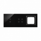 PANEL DOTYKOWY S54 TOUCH, 3 MODUŁY, 2 POLA DOTYKOWE PIONOWE + 4 POLA DOTYKOWE + 1 OTWÓR NA OSPRZĘT S54, ZASTYGŁA LAWA - KONTAKT SIMON - DSTR3340/73