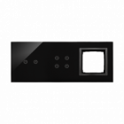 PANEL DOTYKOWY S54 TOUCH, 3 MODUŁY, 2 POLA DOTYKOWE POZIOME + 4 POLA DOTYKOWE + 1 OTWÓR NA OSPRZĘT S54, ZASTYGŁA LAWA - KONTAKT SIMON - DSTR3240/73