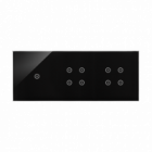 PANEL DOTYKOWY S54 TOUCH, 3 MODUŁY, 1 POLE DOTYKOWE + 4 POLE DOTYKOWE +  4 POLE DOTYKOWE, ZASTYGŁA LAWA - KONTAKT SIMON - DSTR3144/73