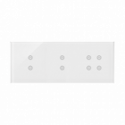PANEL DOTYKOWY S54 TOUCH, 3 MODUŁY, 2 POLA DOTYKOWE PIONOWE + 2 POLA DOTYKOWE PIONOWE + 4 POLA DOTYKOWE BIAŁA PERŁA - KONTAKT SIMON - DSTR3334/70