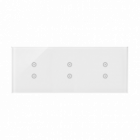 PANEL DOTYKOWY S54 TOUCH, 3 MODUŁY, 2 POLA DOTYKOWE PIONOWE + 2 POLA DOTYKOWE PIONOWE + 2 POLA DOTYKOWE PIONOWE, BIAŁA PERŁA - KONTAKT SIMON - DSTR3333/70