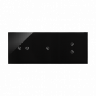 PANEL DOTYKOWY S54 TOUCH, 3 MODUŁY, 2 POLA DOTYKOWE POZIOME + 1 POLE DOTYKOWE + 2 POLA DOTYKOWE PIONOWE, ZASTYGŁA LAWA - KONTAKT SIMON - DSTR3213/73