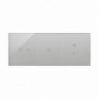 PANEL DOTYKOWY S54 TOUCH, 3 MODUŁY, 2 POLA DOTYKOWE POZIOME + 1 POLE DOTYKOWE + 2 POLA DOTYKOWE PIONOWE, SREBRNA MGŁA - KONTAKT SIMON - DSTR3213/71