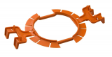 Pierścień montażowy PM-85 pomarańczowy - SIMET - 37422008