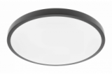 PLAFONIERA LED 32W 2560LM 4000K IP54 400MM CZARNA ATOL - GTV - LD-ATOL32W-NW-10