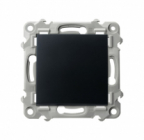 ŁĄCZNIK POJEDYNCZY 10AX 250V ZACISKI AUTOMATYCZNE CZARNY METALIK SZAFIR - OSPEL - ŁP-1Z/m/33