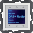 B.x Radio Touch DAB+, Bluetooth biały połysk - HAGER - BERKER - 30848989