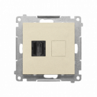 Gniazdo HDMI (moduł); Szampański mat Simon 55 - KONTAKT SIMON - TGHDMI.01/144