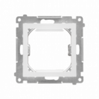 Adapter (przejściówka) na osprzęt standardu 45 × 45 mm; Biały mat Simon 55 - KONTAKT SIMON - TA45.01/111