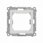 Adapter (przejściówka) na osprzęt standardu 45 × 45 mm; Jasnoszary mat Simon 55 - KONTAKT SIMON - TA45.01/114