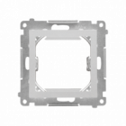 Adapter (przejściówka) na osprzęt standardu 45 × 45 mm; Aluminium mat Simon 55 - KONTAKT SIMON - TA45.01/143
