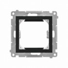 Adapter (przejściówka) na osprzęt standardu 45 × 45 mm; Czarny mat Simon 55 - KONTAKT SIMON - TA45.01/149