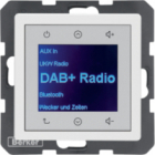 Q.x Radio Touch DAB+ biały aksamit - HAGER - BERKER - 29846089