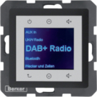 Q.x Radio Touch DAB+ antracyt aksamit - HAGER - BERKER - 29846086