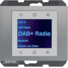 K.5 Radio Touch DAB+, Bluetooth stal szlachetna - HAGER - 30847004