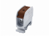 ZŁĄCZKA SZYNOWA GWINTOWA STB 16 AL/CU 87110 SIMBLOCK BRĄZOWY - SIMET - 81000015