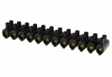 LISTWA ZACISKOWA GWINTOWA TERMOPLASTYCZNA, 35,0 MM2, 12 TORÓW CZARNY EKL5E  - SIMET - 89150007