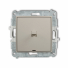 Mechanizm łącznika jednobiegunowego w stylu amerykańskim podtynkowy IP 20, 10AX 250V~ ICON taupe - KARLIK - 60IWPUS-1