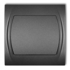 Łącznik jednobiegunowy podtynkowy IP 20, 10AX 250V~ LOGO grafitowy - KARLIK - 11LWP-1