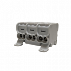 Blok dystrybucyjny - rozdzielczy HLAK 25 3P szary 2xAl/Cu 25mm2+16mm2 1000VAC/1500VDC  - MOREK - MAG3253A00