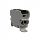 Blok dystrybucyjny - rozdzielczy HLAK 25 1P czarny 2xAl/Cu 25mm2+16mm2 1000VAC/1500VDC  - MOREK - MAG1251S00