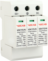 Ogranicznik przepięć PV T1T2 (B+C) 1000V DC 7kA 4,5kV 3P - KKLN - VCS-VCR-T1T2-PV-7-3P