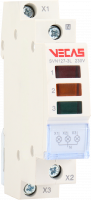Lampka sygnalizacyjna 3 LED czerwono-pomarańczowo-zielona 230V AC 1P - KKLN - VCS-SVN127-3L-ROG-1P