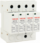 Ogranicznik przepięć T2 (C) C40 275V AC 20kA 1,5kV 4P - KKLN - VCS-VCT-T2-AC-C40-275-4P
