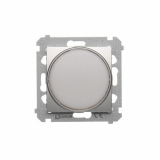 Sygnalizator świetlny LED – światło białe (moduł) 230V~; srebrny mat - KONTAKT SIMON - DSS1.01/43