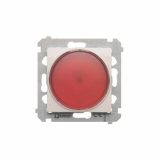 Sygnalizator świetlny LED – światło czerwone (moduł) 230V~; biały - KONTAKT SIMON - DSS2.01/11