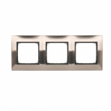 RAMKA POTRÓJNA UNIWERSALNA IP20/IP44 INOX SIMON 54 - KONTAKT SIMON - DR3/61
